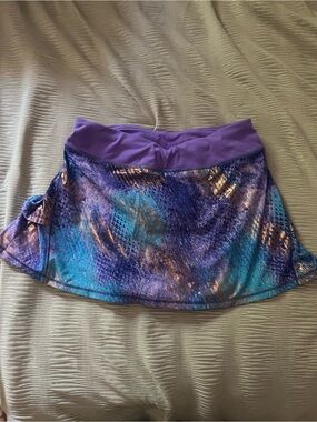Girls / Women’s Ivviva Purple & Blue Metallic Athletic Skort
